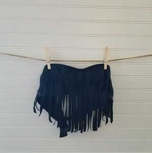 Fringe Bandeau Bikini Top